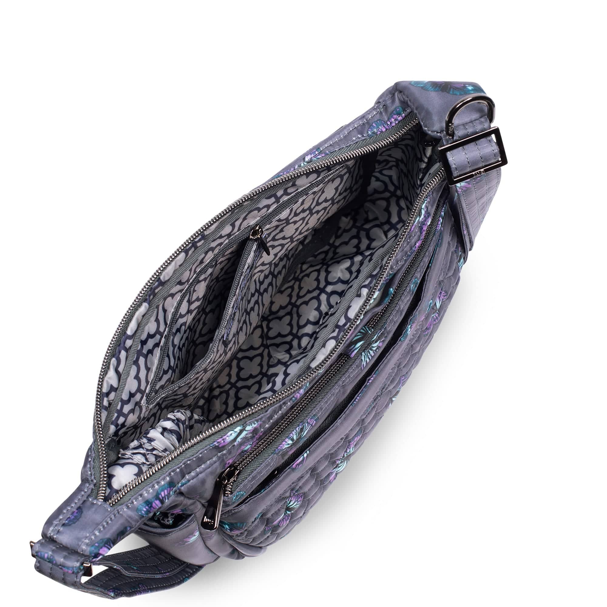 Flutter SE Crossbody Bag - BUTTERFLY GREY - FlutterSE_Butterfley_Grey_05